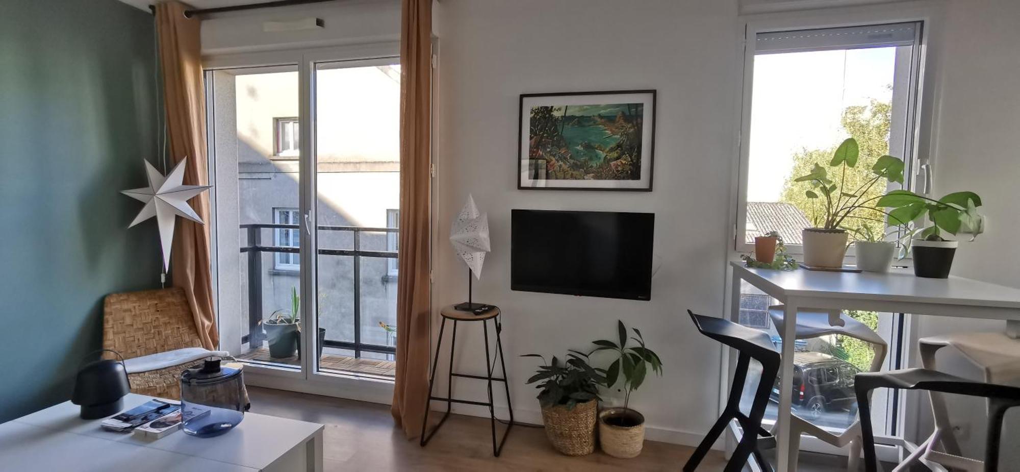 Appart T2 L'Ile De Nantes Avec Parking Prive Екстериор снимка